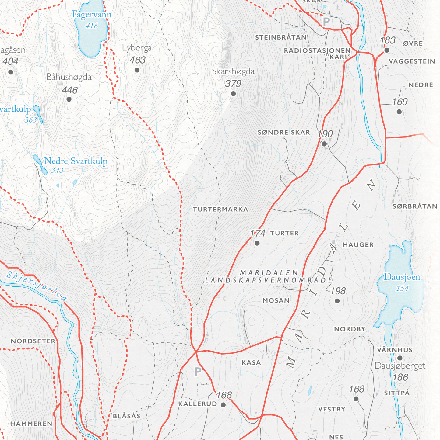 Turkart Oslo Nordmarka Sør