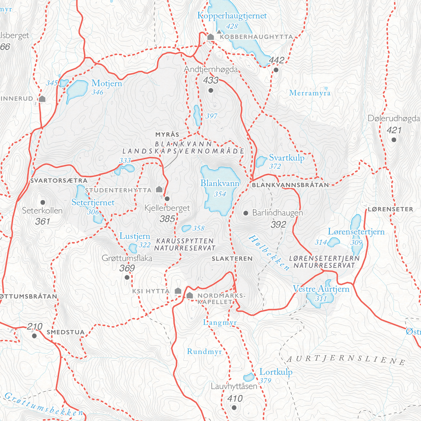 Turkart Oslo Nordmarka Sør