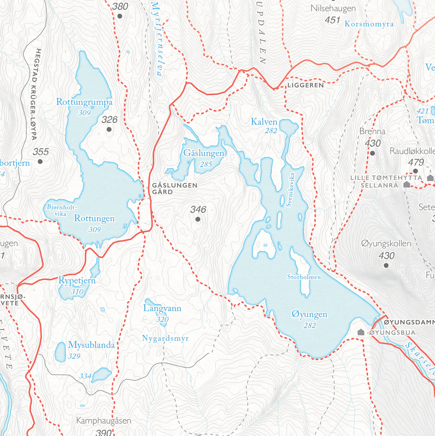 Turkart Oslo Nordmarka Sør