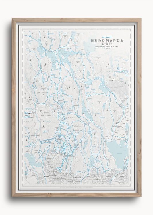 Skikart Oslo Nordmarka Sør