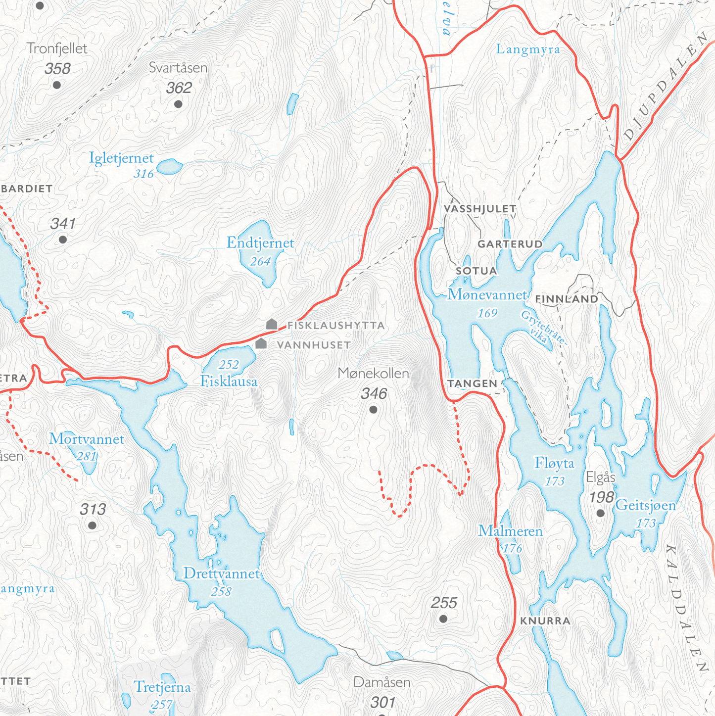 Sykkelkart Oslo Østmarka Nord