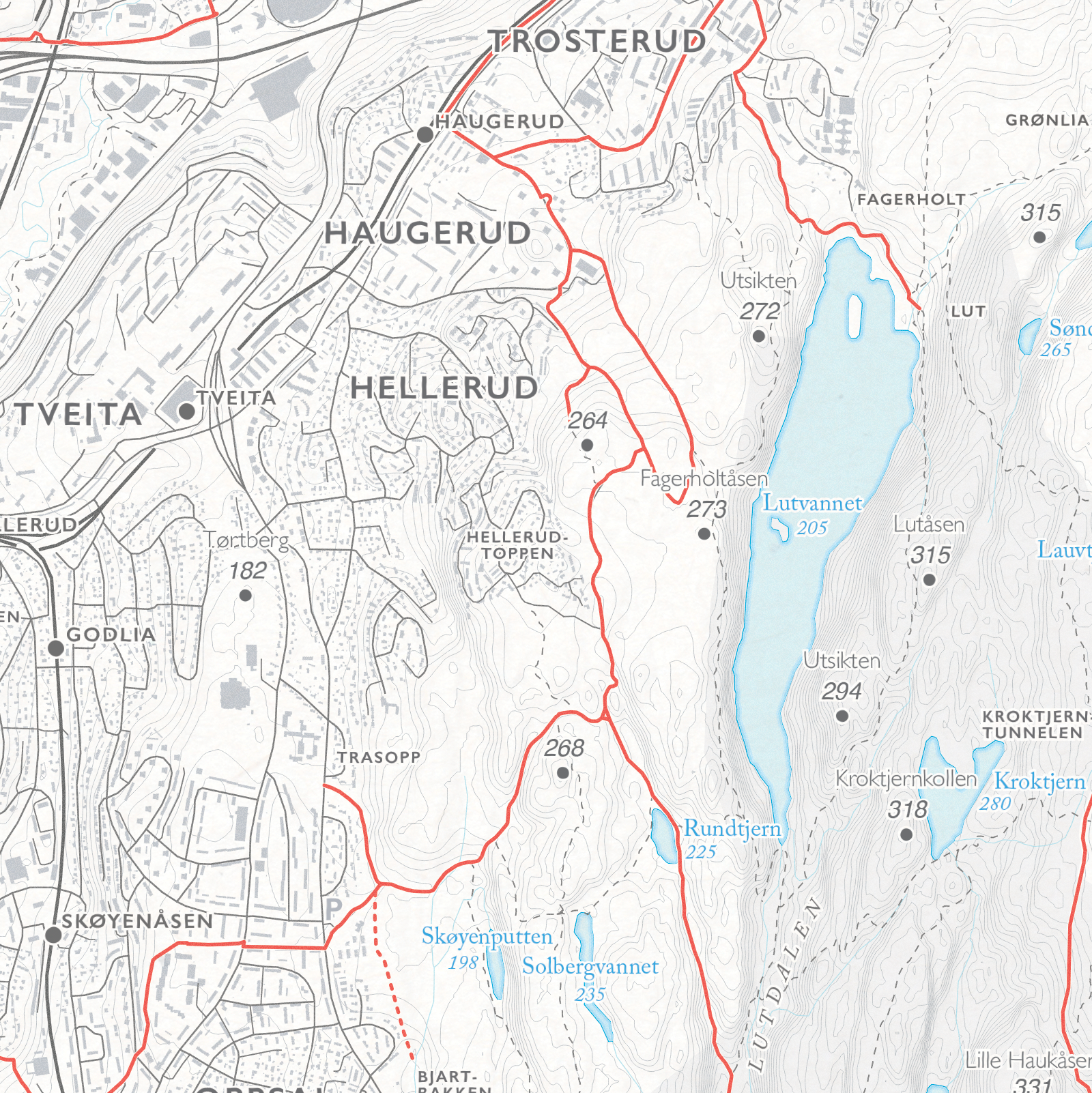Sykkelkart Oslo Østmarka Nord