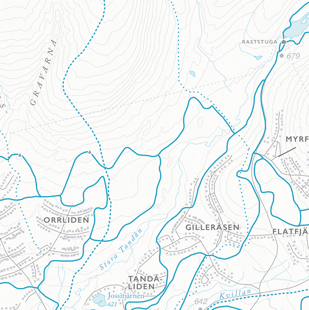 Skikart Sälen - Lindvallen - Tandådalen