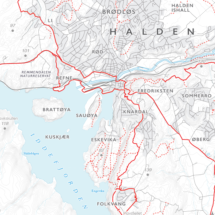 Turkart Halden Veggkart Dapa Maps turkart-halden-veggkart-dapa-maps