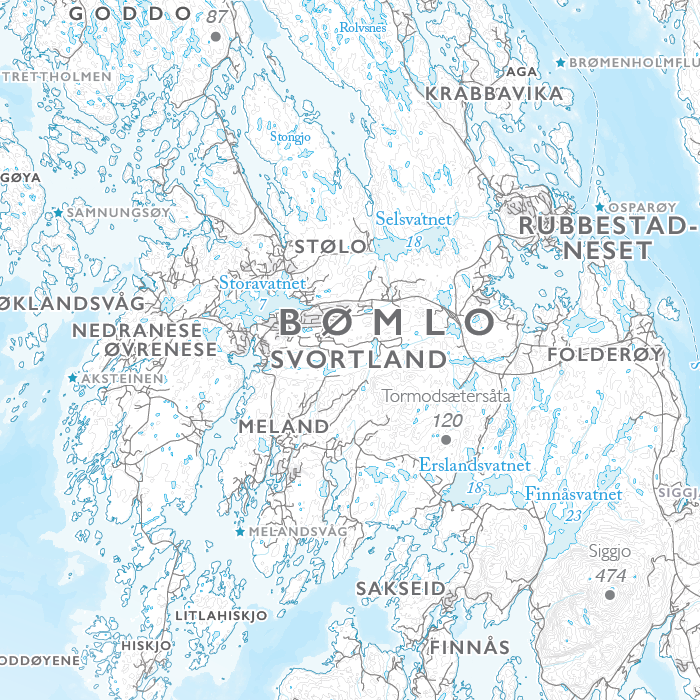 Stord kystkart