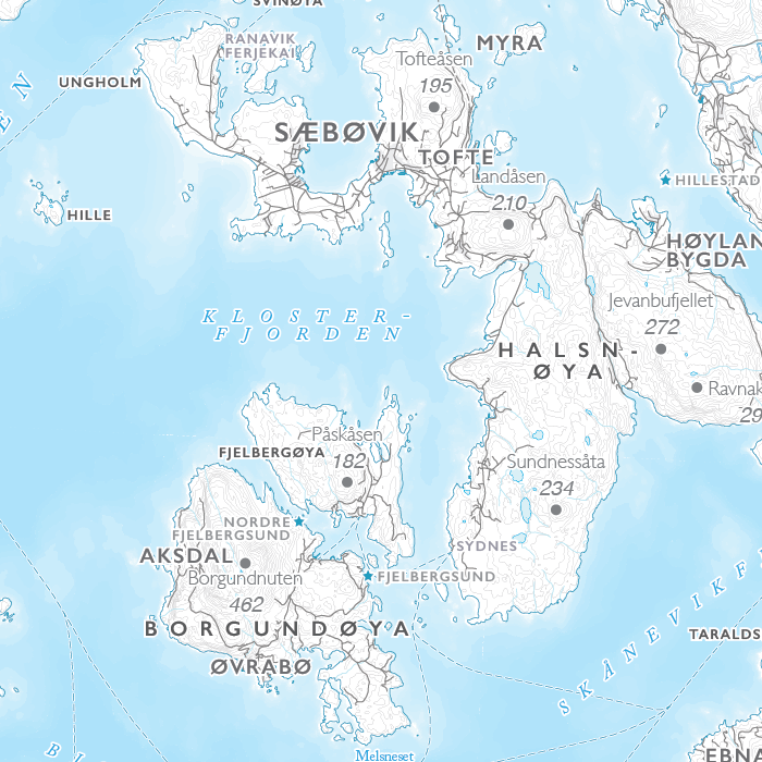 Stord kystkart