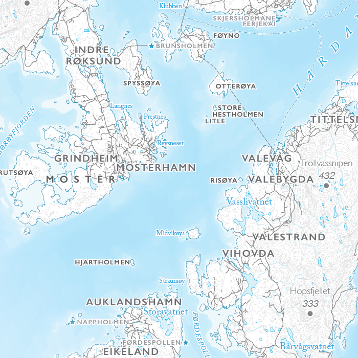 Stord kystkart