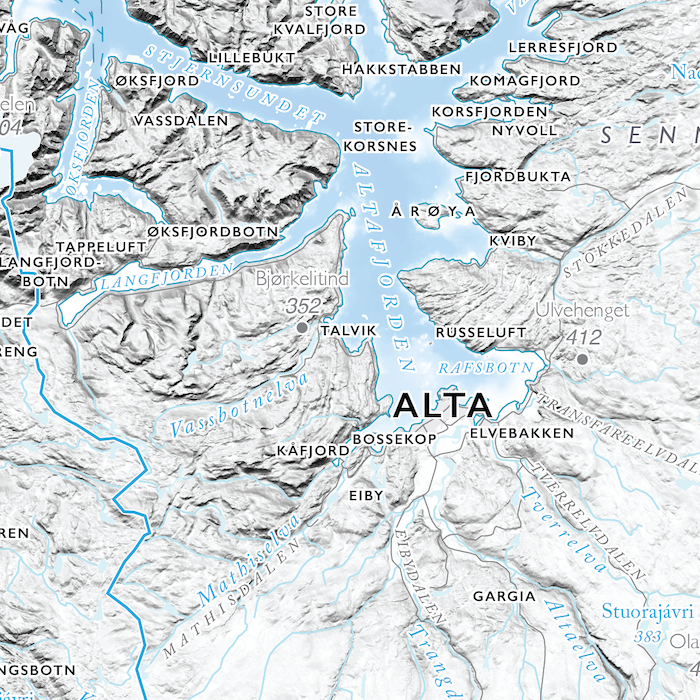 Kystkart Finnmark