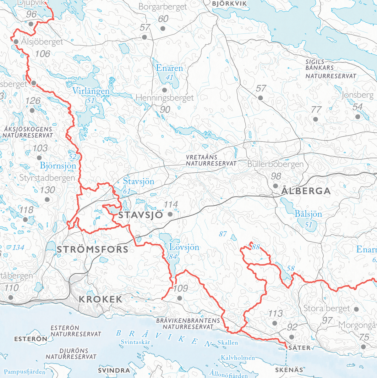 Turkart Sörmlandsleden