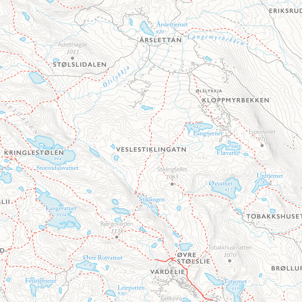 Turkart Aurdal i Valdres