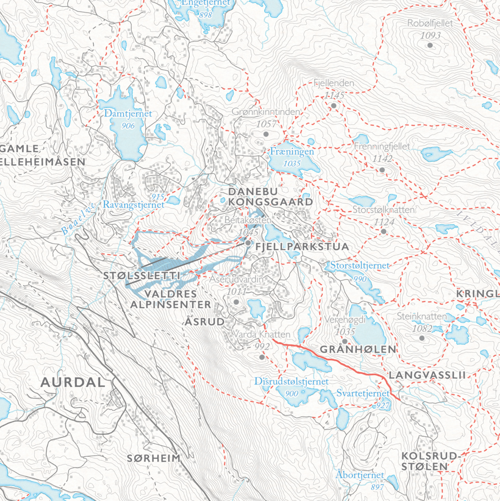 Turkart Aurdal i Valdres
