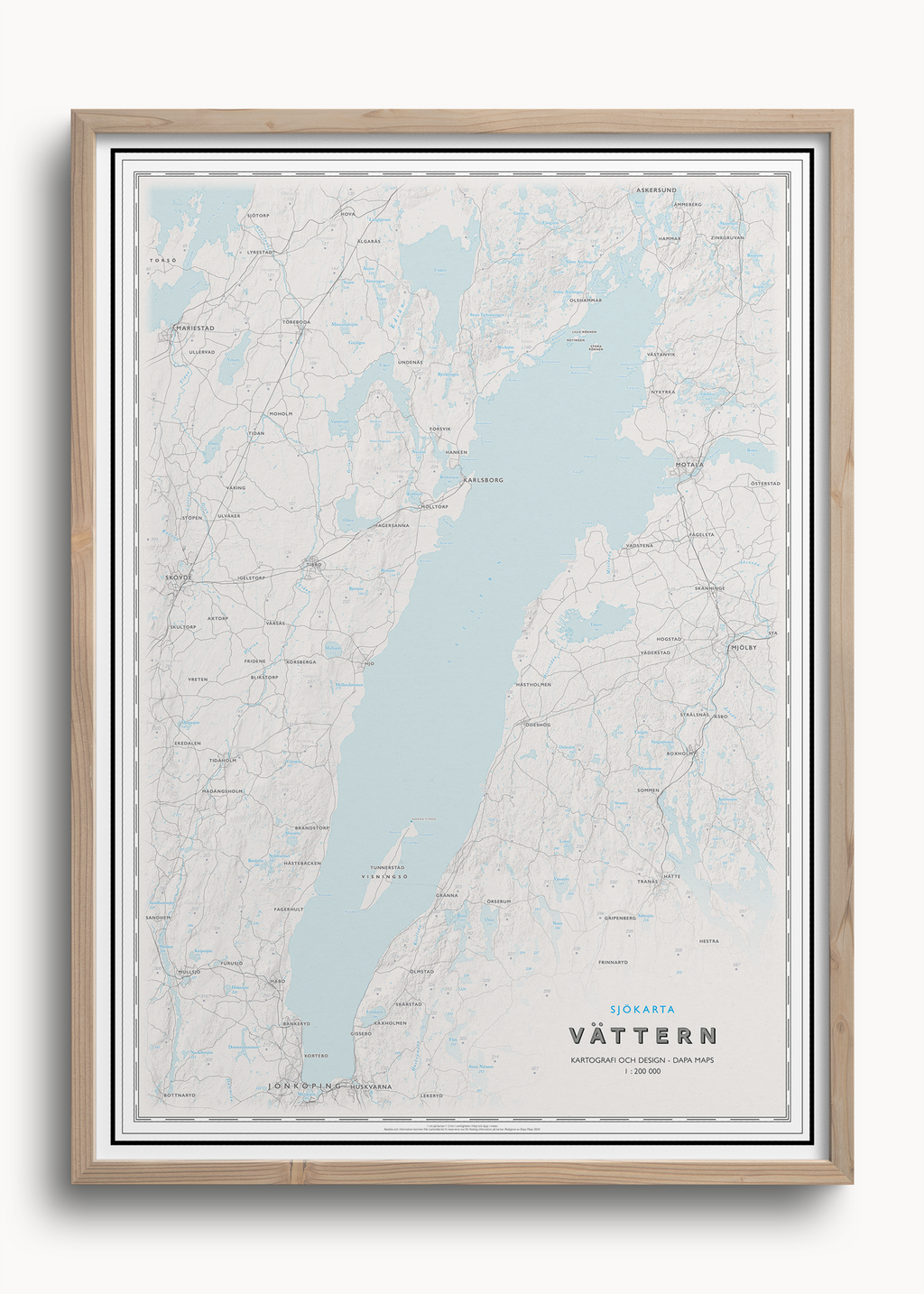 Sjøkart Vättern