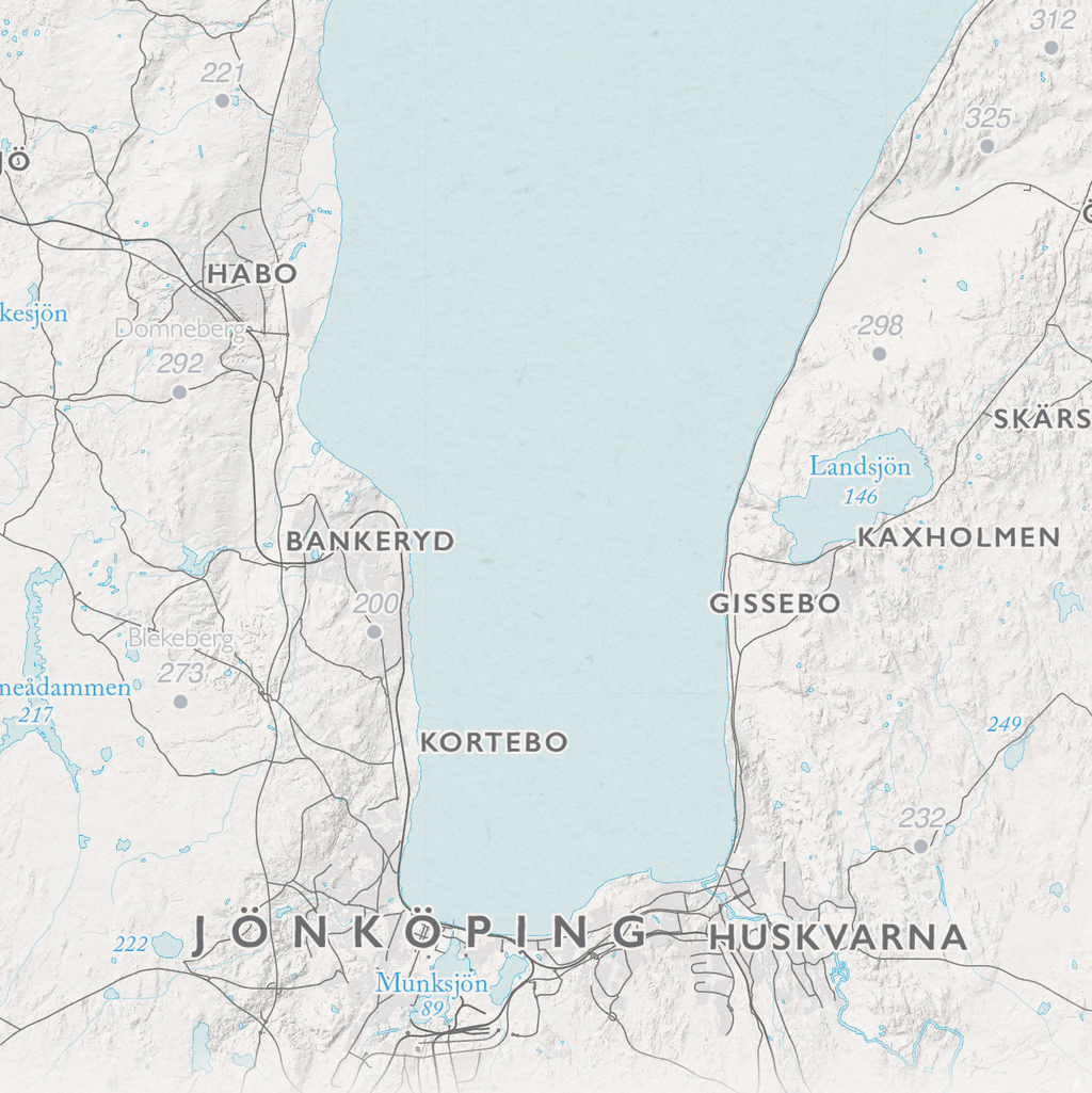 Sjøkart Vättern