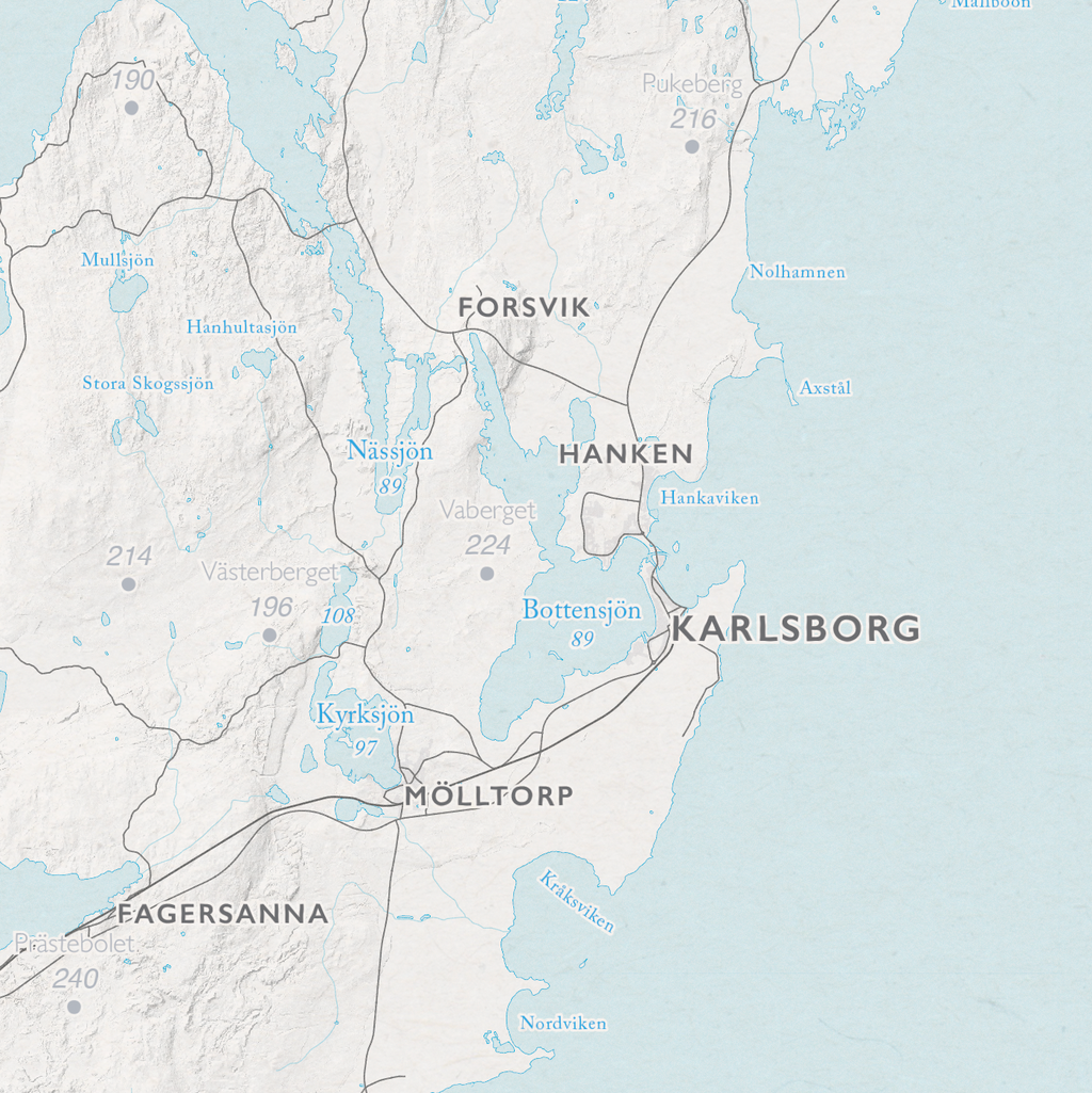 Sjøkart Vättern