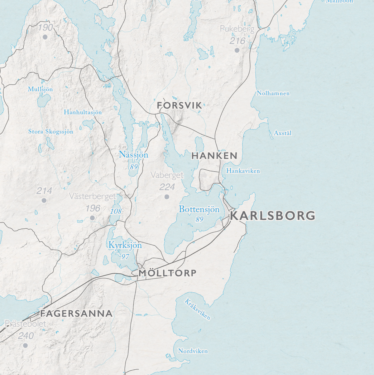 Sjøkart Vättern