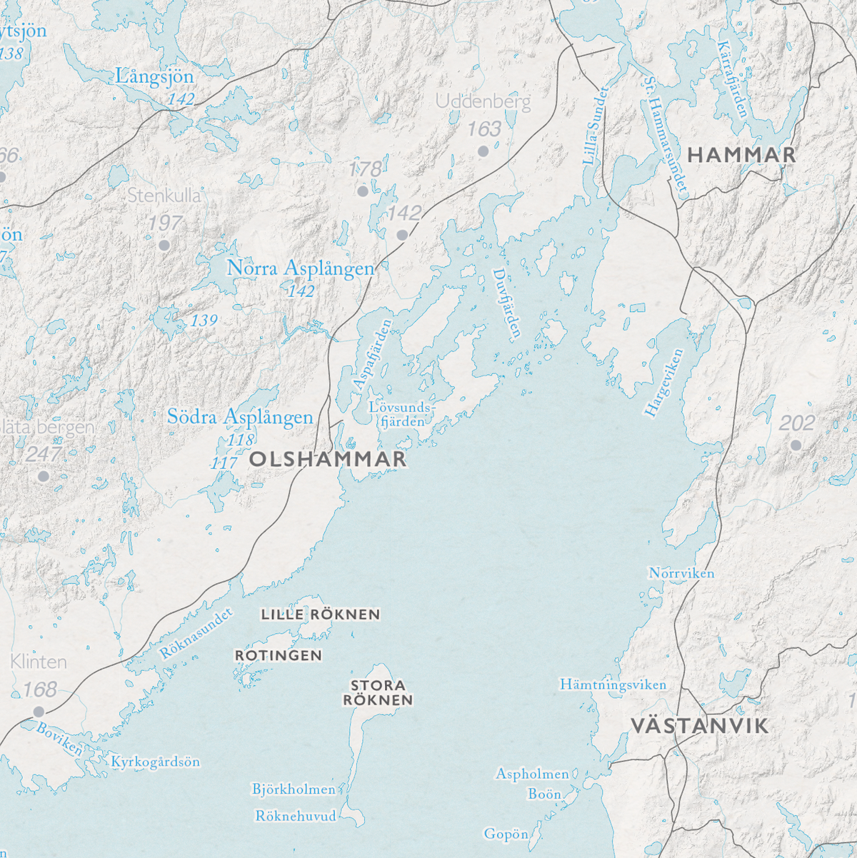Sjøkart Vättern