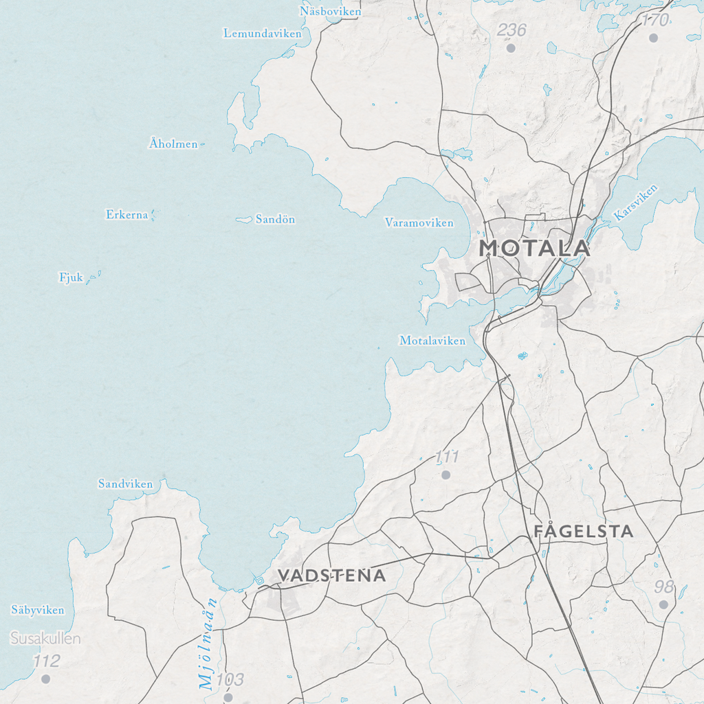 Sjøkart Vättern