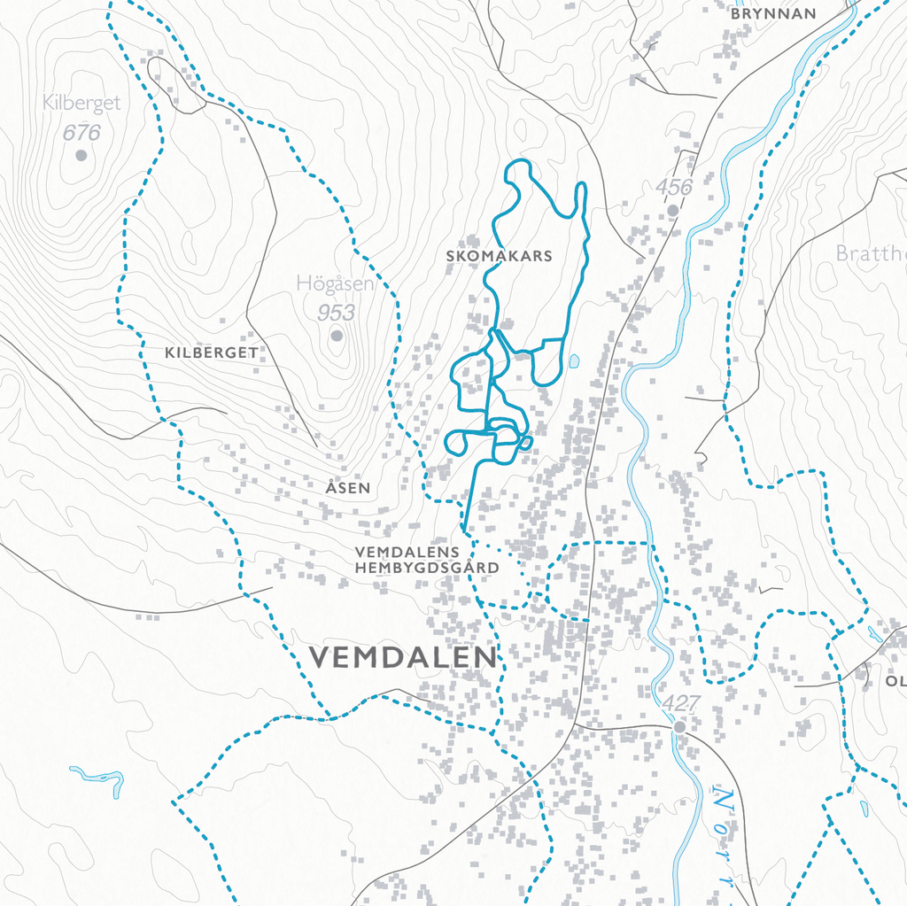 Skikart Vemdalen