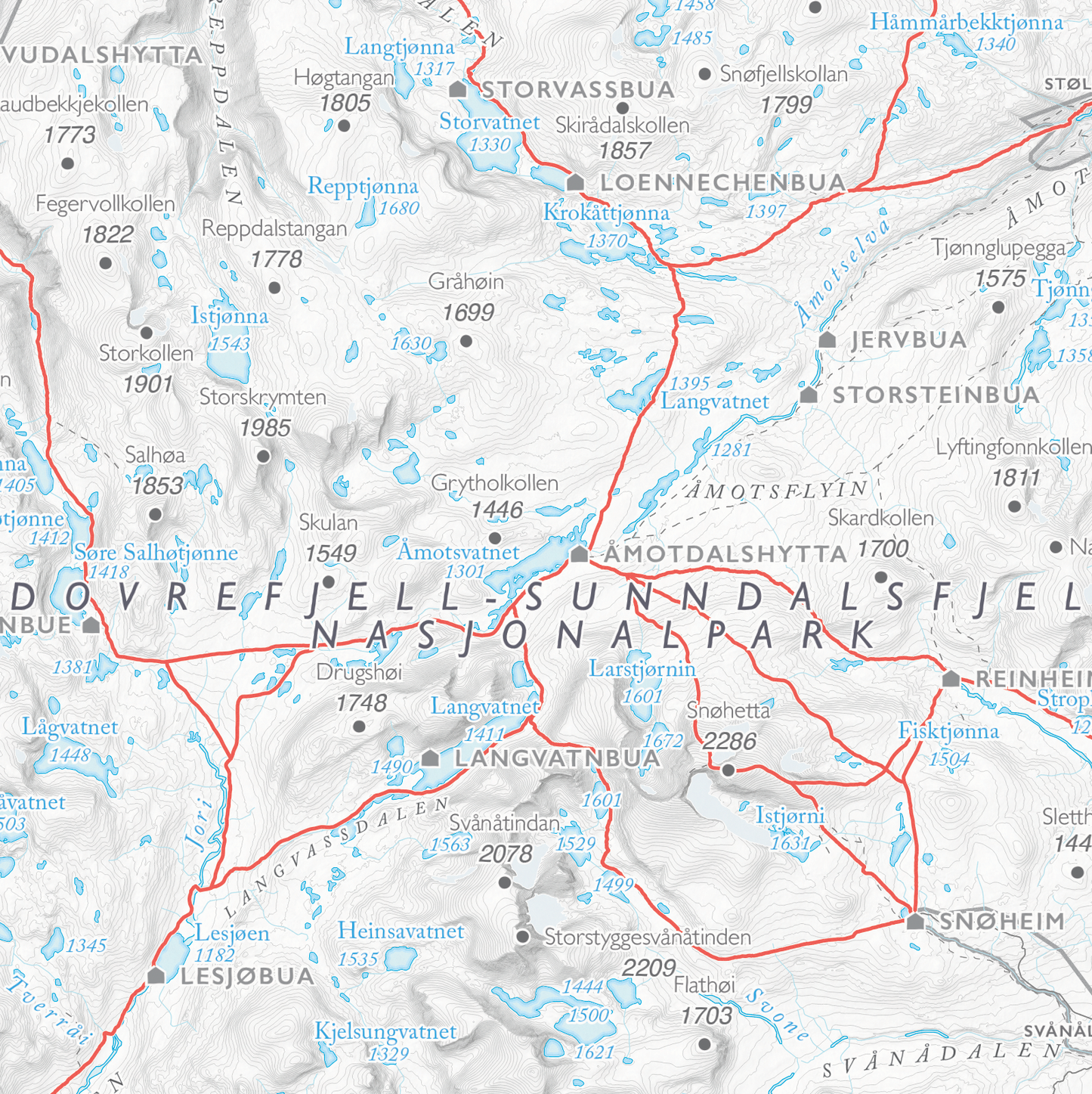 Turkart Dovrefjell - Sunndalsfjella nasjonalpark