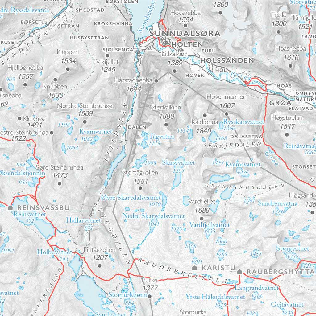 Turkart Dovrefjell - Sunndalsfjella nasjonalpark