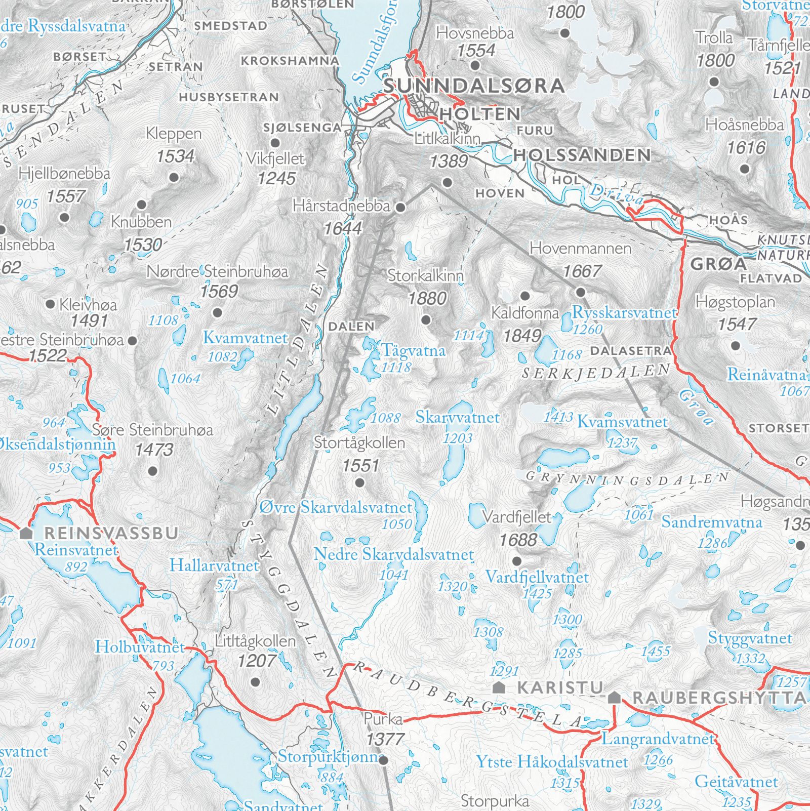 Turkart Dovrefjell - Sunndalsfjella nasjonalpark
