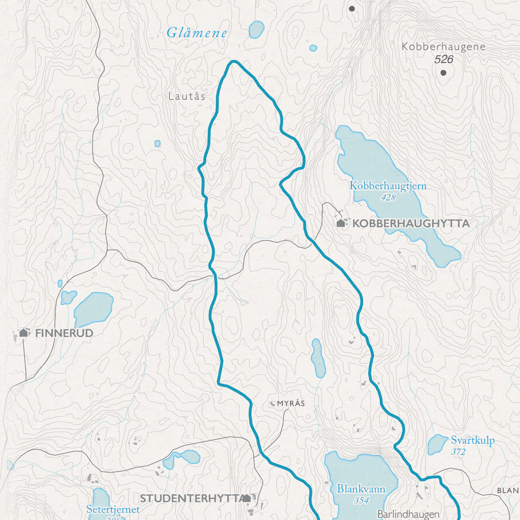 Skikart Gamle 50'n