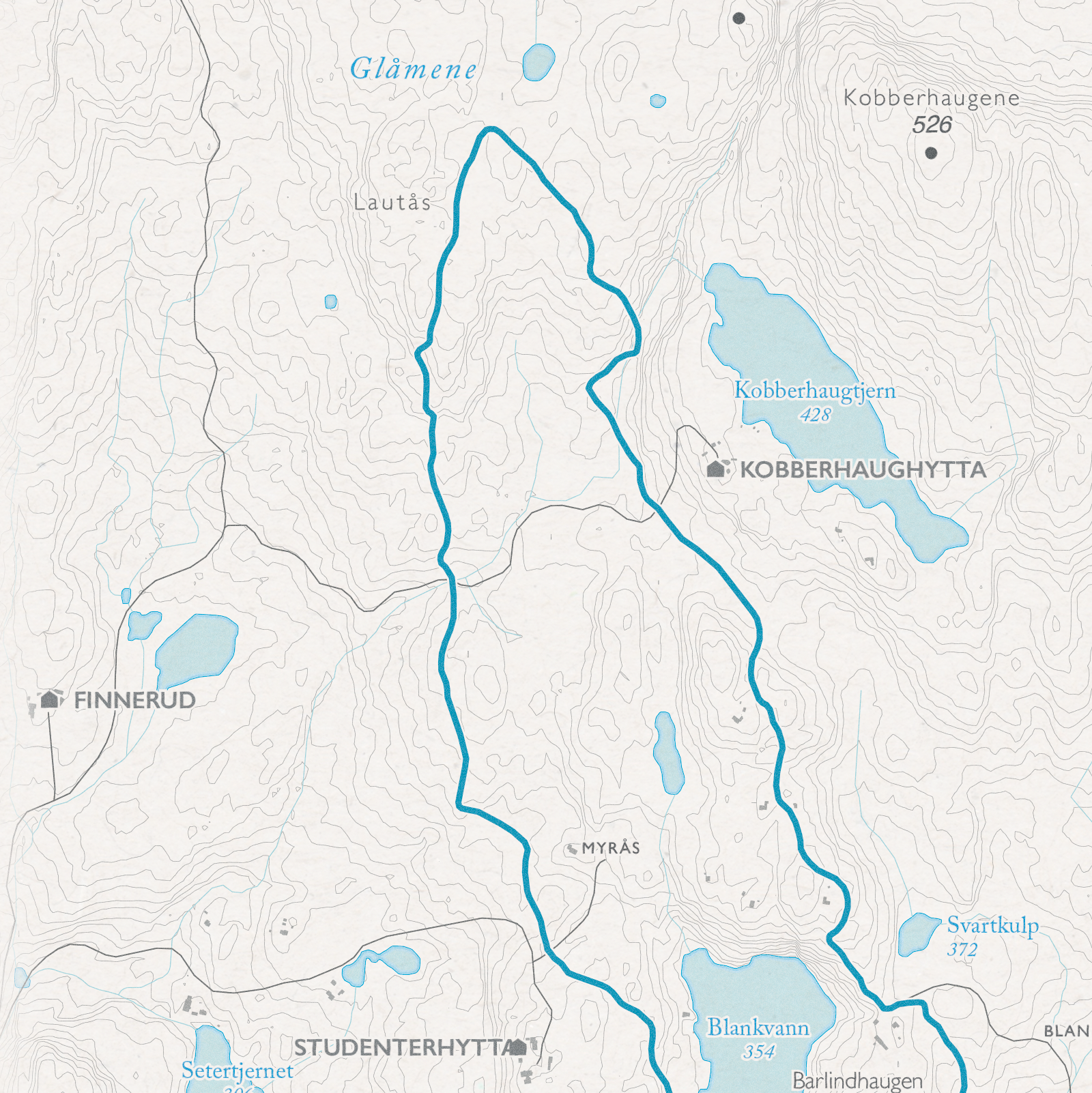 Skikart Gamle 50'n