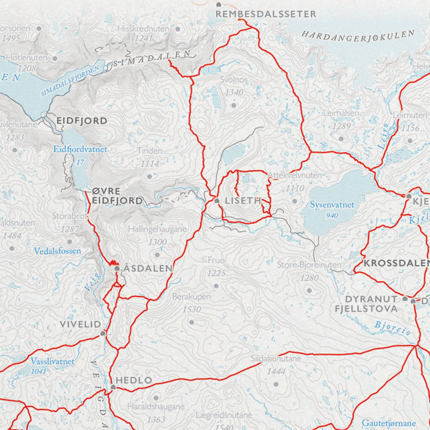 Turkart Hardangervidda