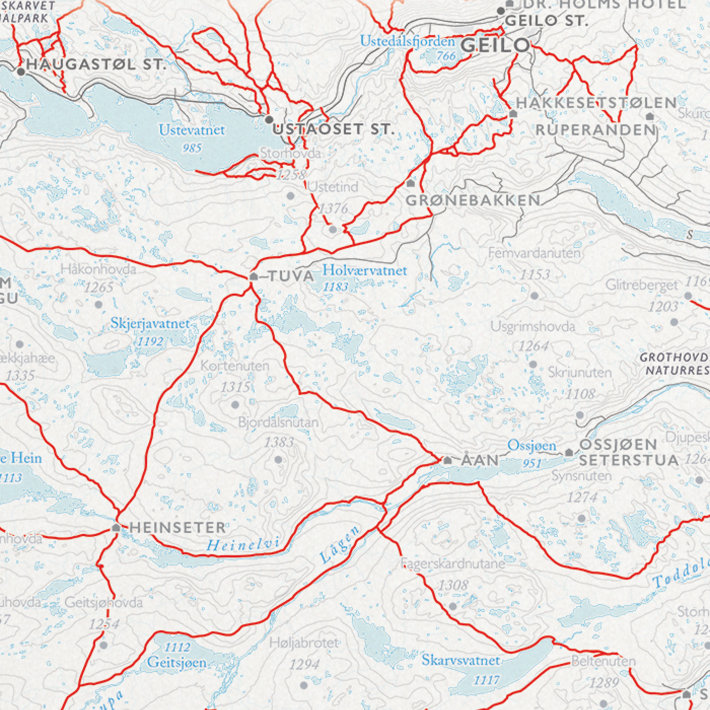 Turkart Hardangervidda