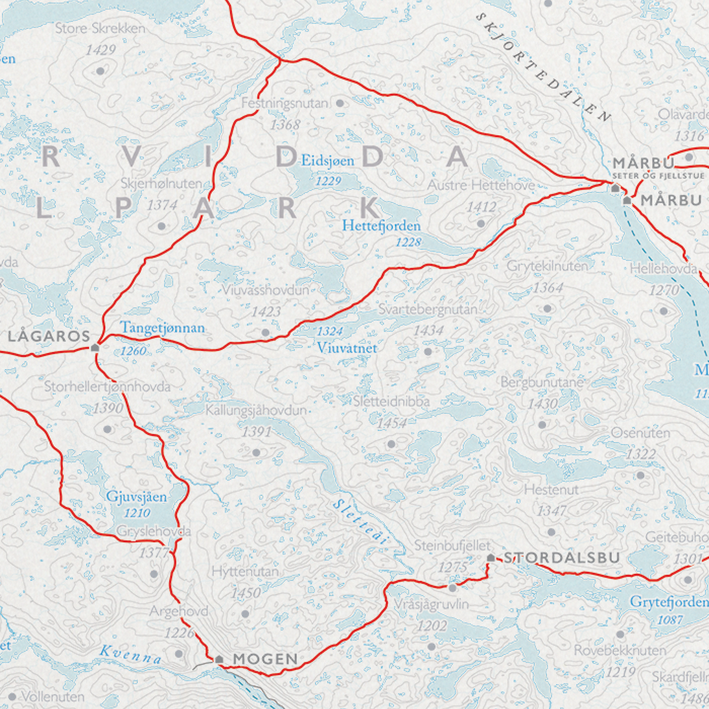Turkart Hardangervidda