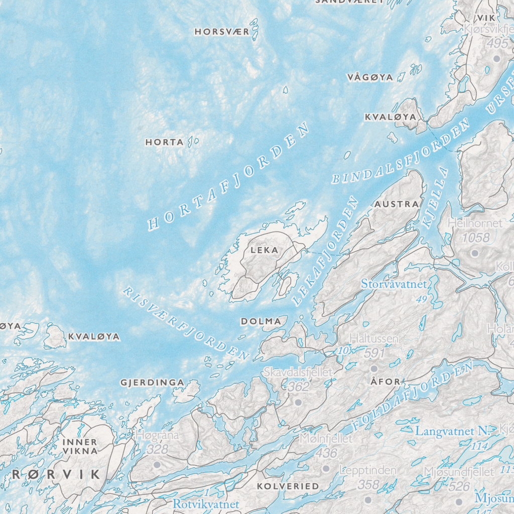 Kystkart Helgeland