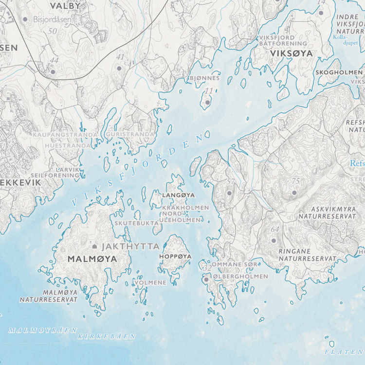 Skjærgårdskart Larvik – Dapa Maps