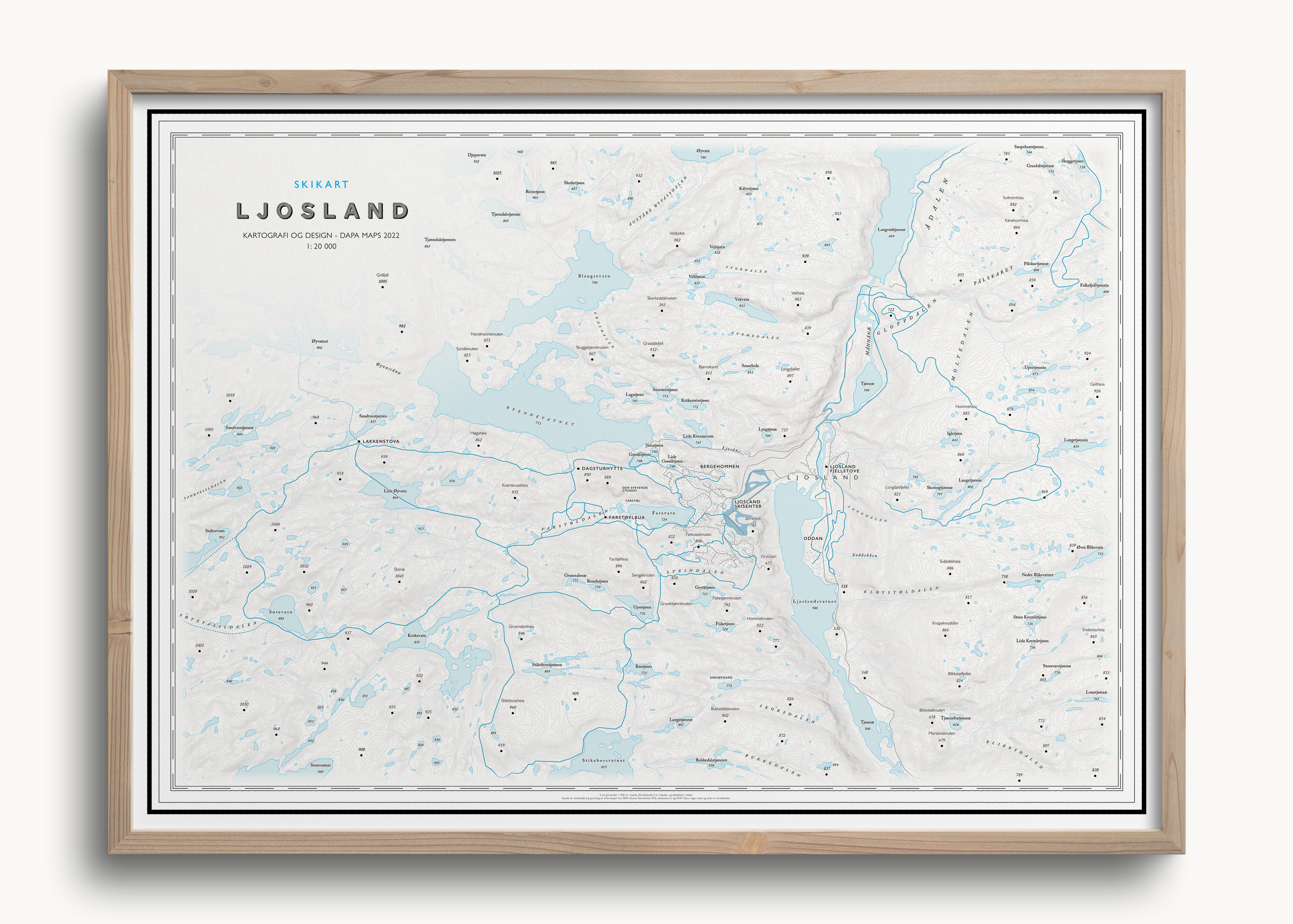 Skikart Ljosland