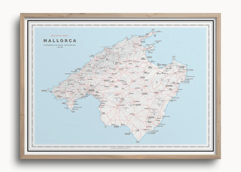 Mallorca sykkelkart