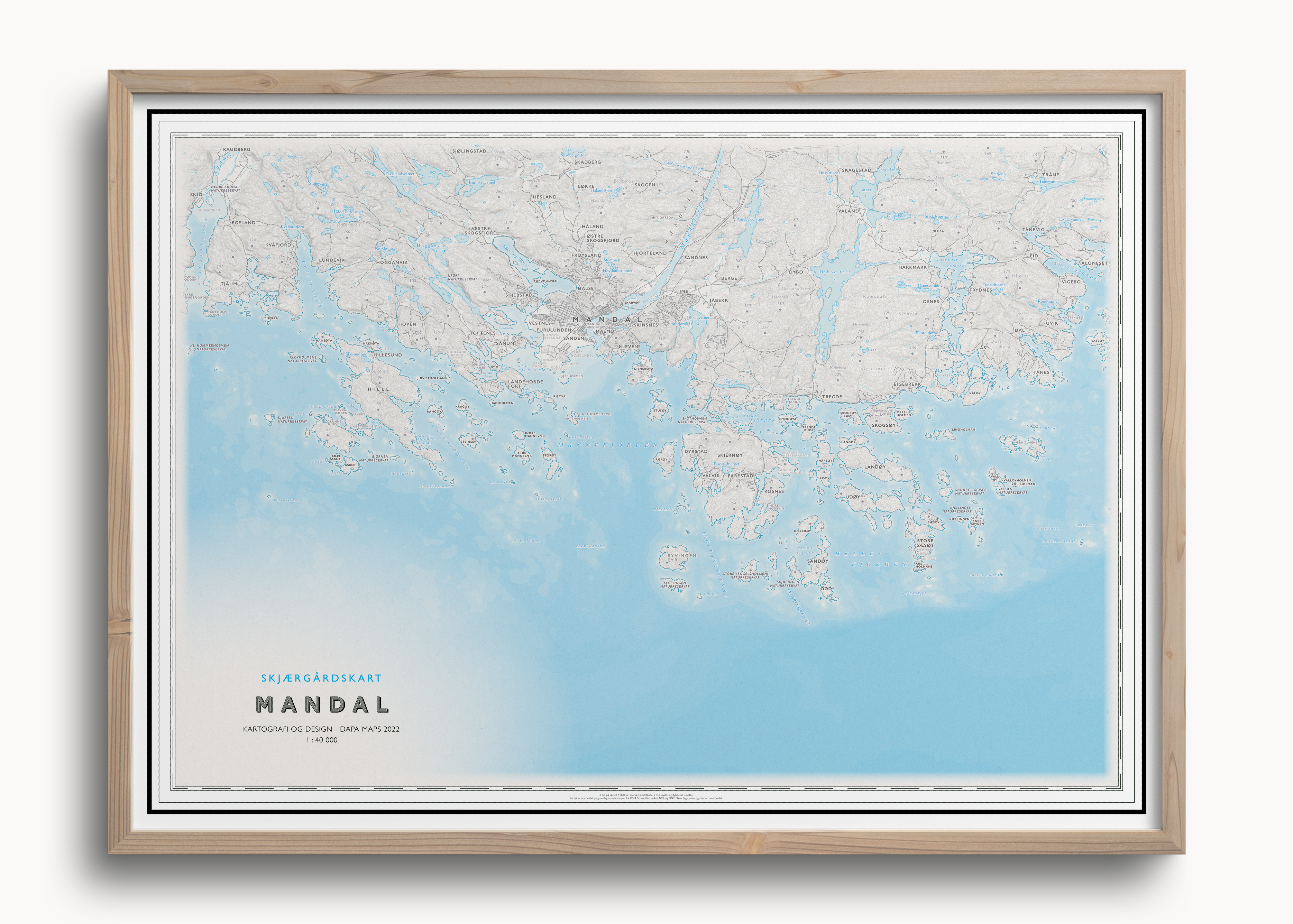 Skjærgårdskart Mandal