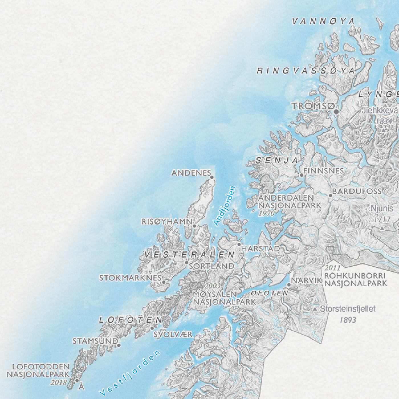 Norgeskart Med Nasjonalparker Dapa Maps norgeskart-med-nasjonalparker-dapa-maps