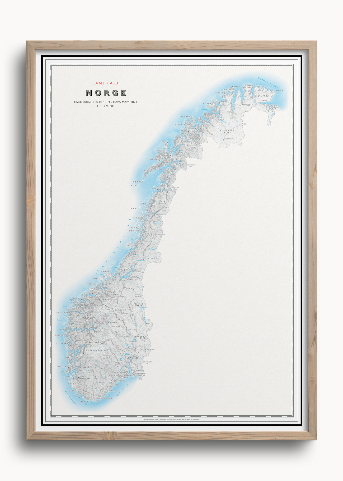 Norgeskart