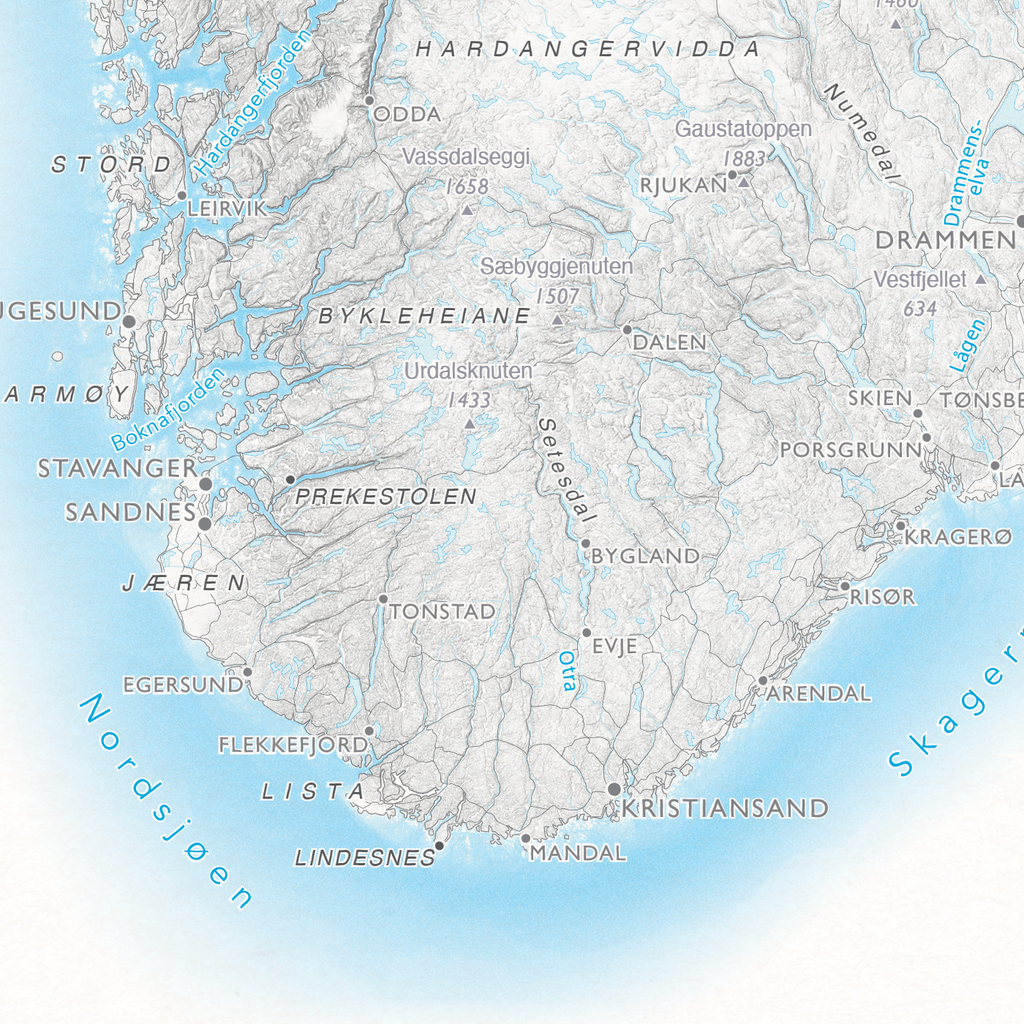 Norgeskart