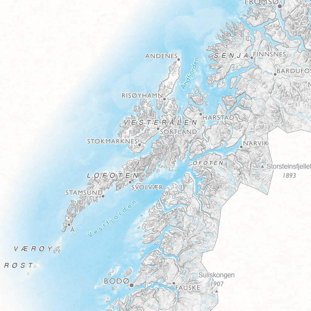 Norgeskart