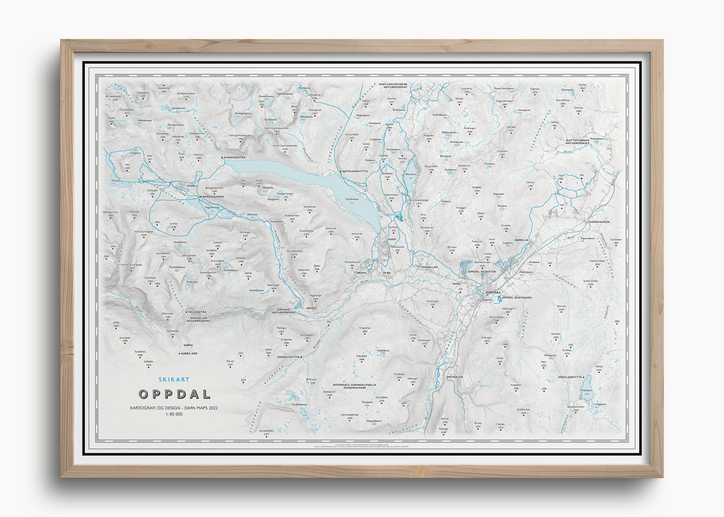 Skikart Oppdal