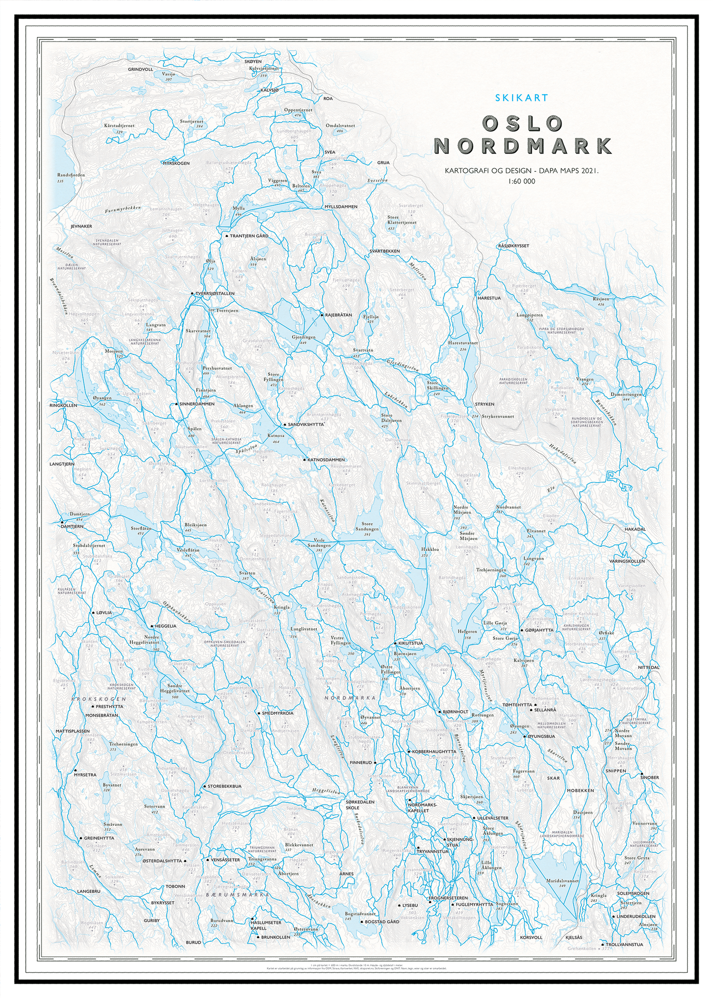 Skikart Oslo Nordmark