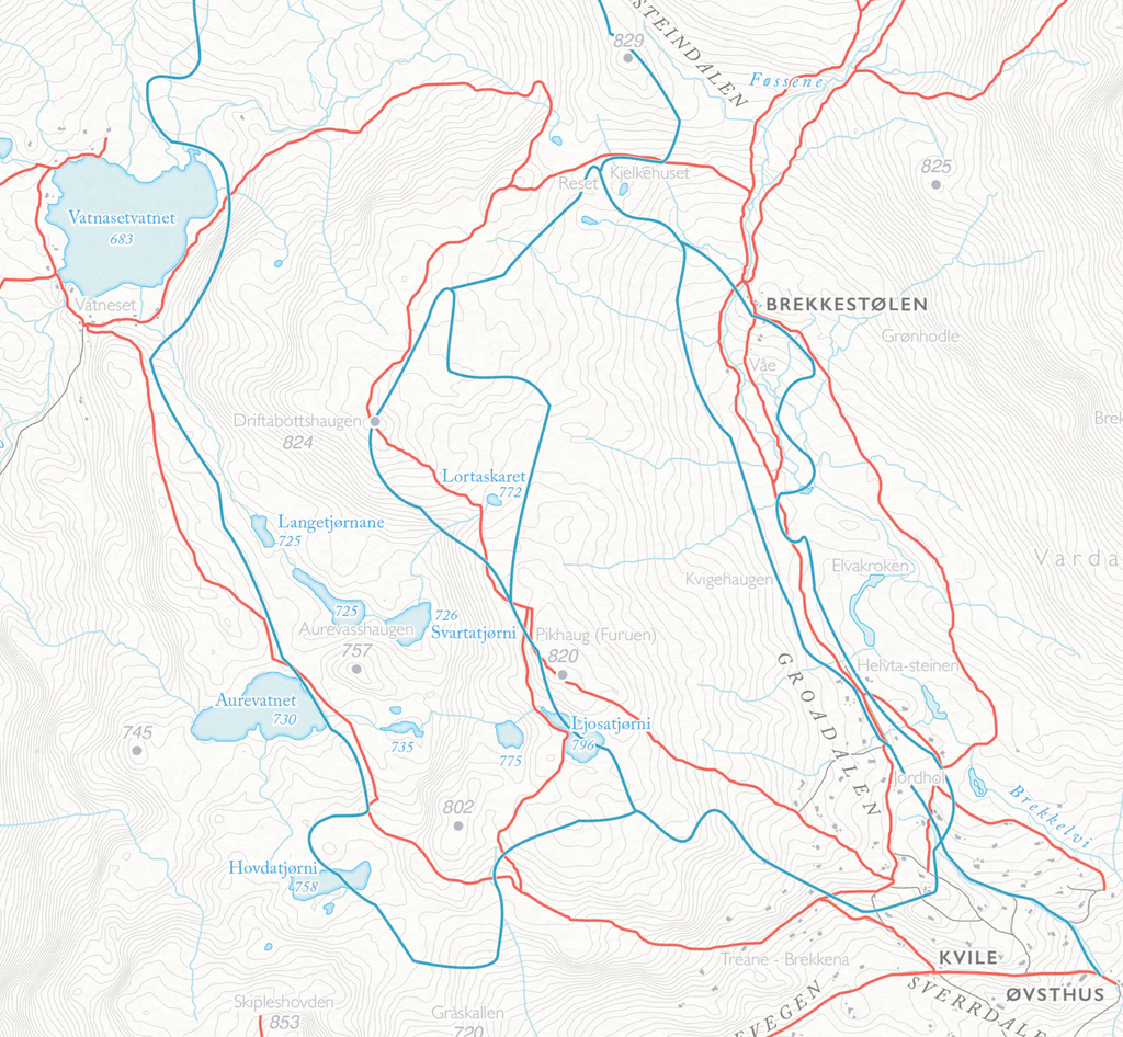 Reimegrend ski- og turkart