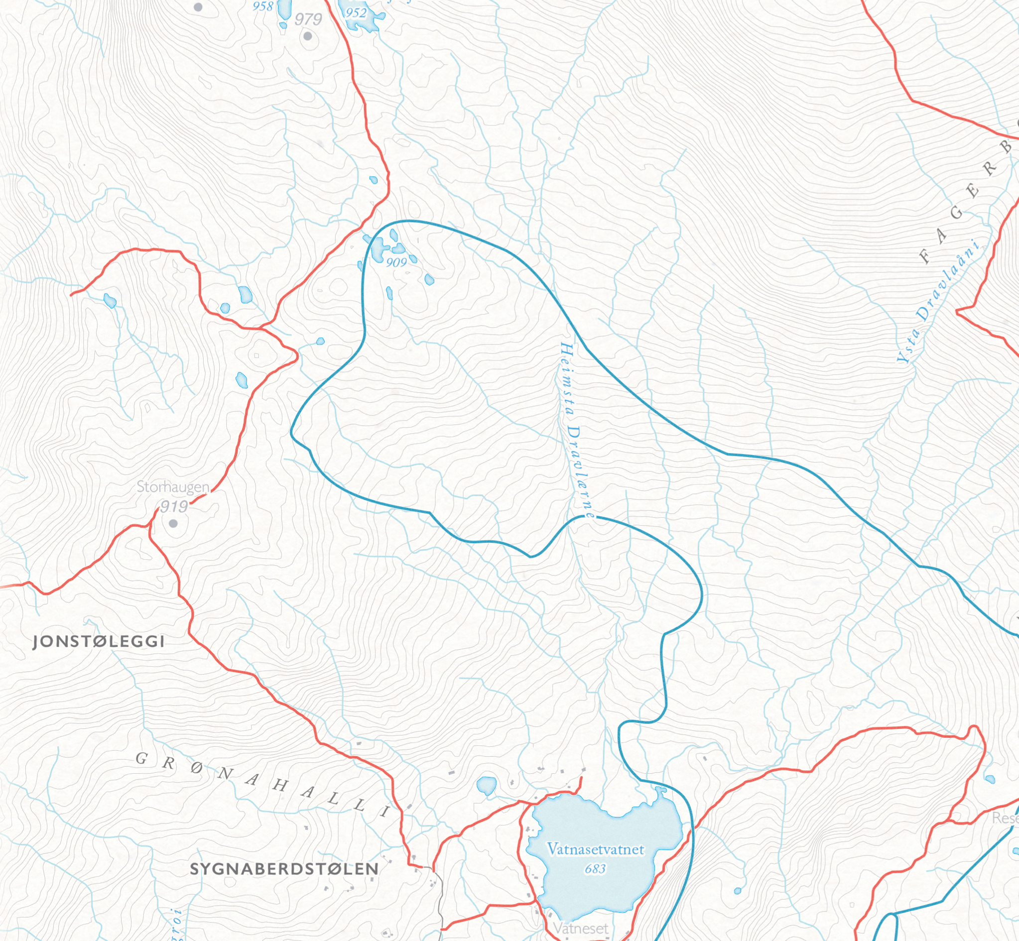 Reimegrend ski- og turkart