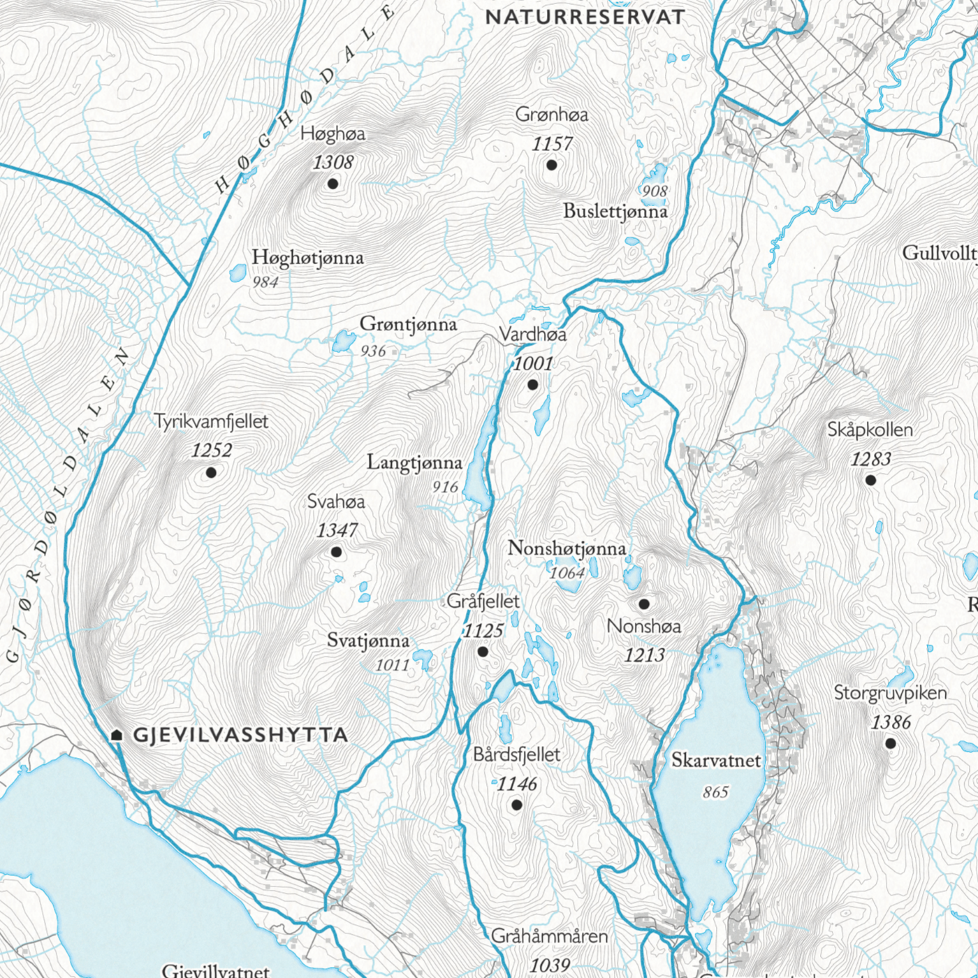 Skikart Oppdal