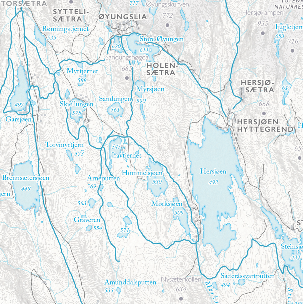 Skikart Totenåsen