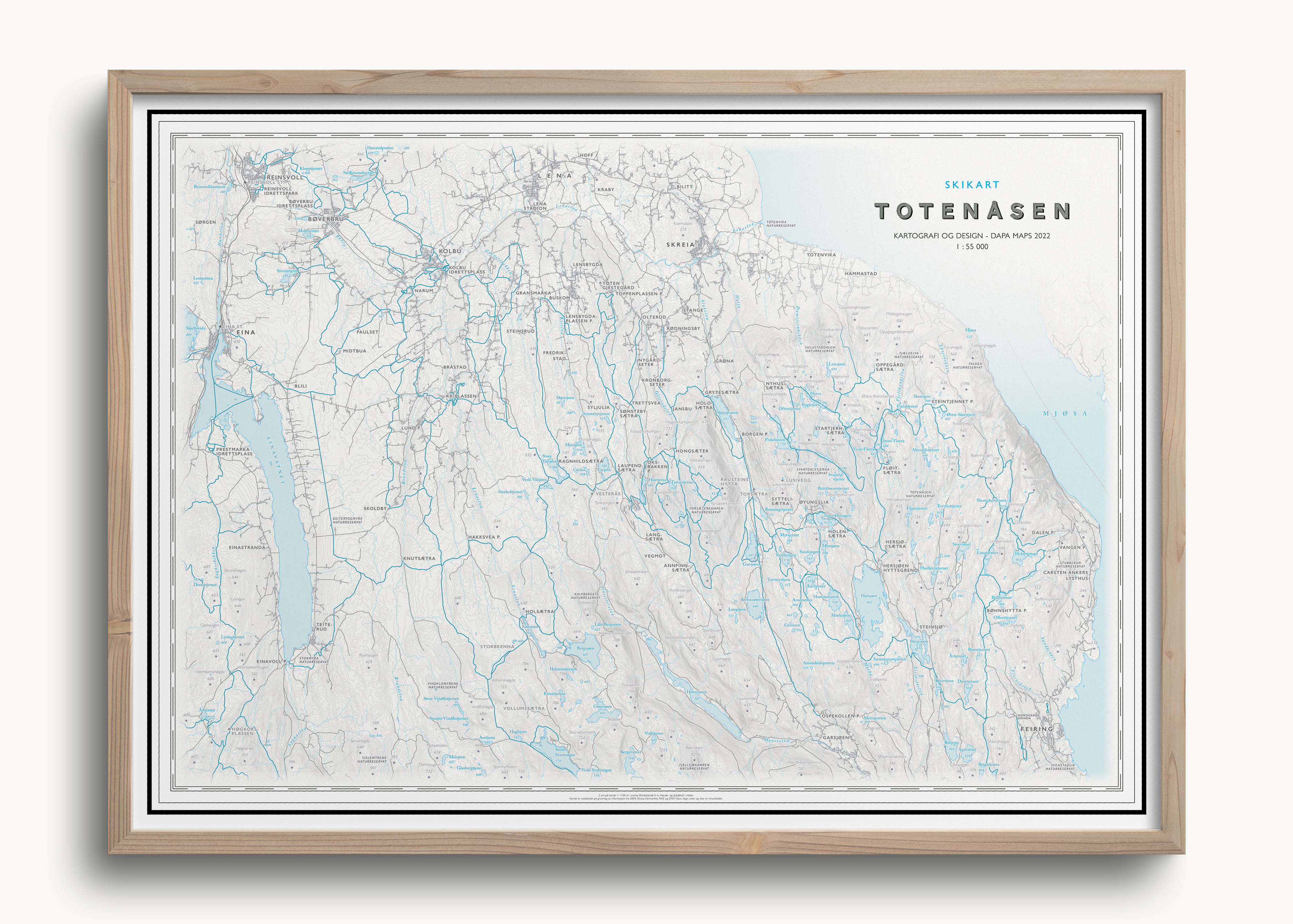 Skikart Totenåsen